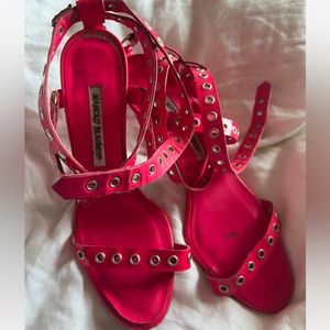 Manolo Blahnik ankle wrap sandals. Gorgeous.  Vintage.